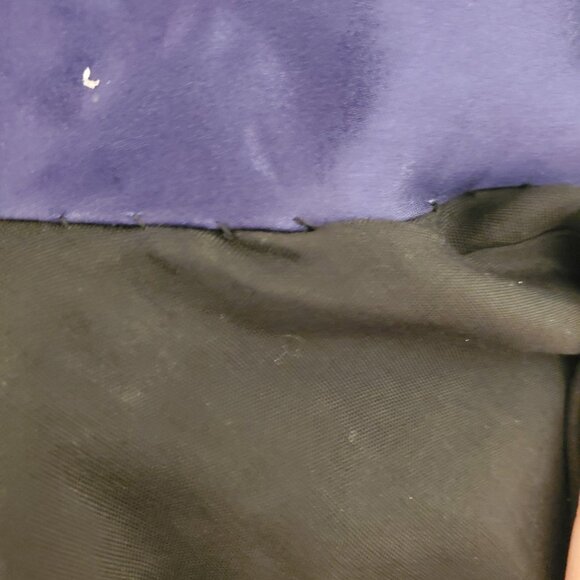 Vintage Handmade Unisex Chinese Silk Kimono Jacket Blouse Robe Royal Blue Sz O/S - Picture 8 of 9